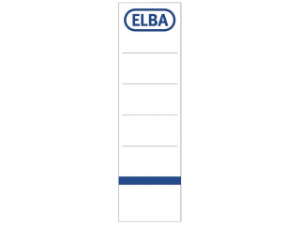 Afbeeldingen van Elba rugetiket rado wit 190x54mm insteekkaart, 400039636 