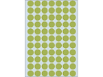 Afbeeldingen van Herma etiket rond, 13 mm, verpakking 2464 stuks, 2235, groen