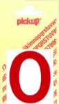 Afbeeldingen van Pickup cyfer 0 60mm rood