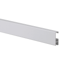 Afbeeldingen van Schilderij cliprail wit       300cm