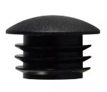 Afbeeldingen van Insteekdop Halfbolle Kop 22 mm Zwart