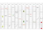 Afbeeldingen van Legamaster jaarplanner, 60 x 90 cm, premium 12 maandkolommen, 7-412000