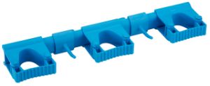 Afbeeldingen van Vikan ophangrek 420mm blauw 3 klemmen - 2 haken