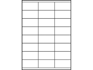 Afbeeldingen van Zweckform etiket, 70 x 35 mm, verpakking 2400 stuks, 3422