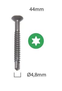 Afbeeldingen van Secupro trekschroeven groen 4,8mm