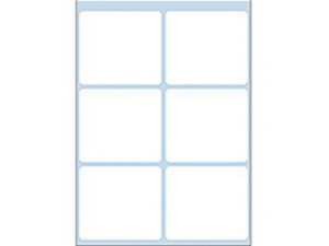 Afbeeldingen van Herma etiket, 36 x 40 mm, verpakking 42 stuks, 3753, wit