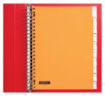 Afbeeldingen van Tabbladen Quantore 23-gaats 10-delig met venster assorti PP