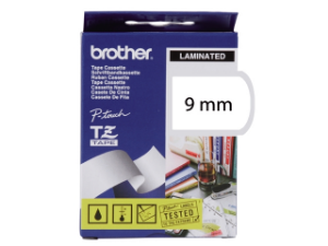 Afbeeldingen van Brother labeltape, 9 mm x 8 meter, tze-121, trasparant/zwart