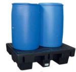 Afbeeldingen van Lacont Lekbak PE zwart 220 Liter inclusief rooster 1310 x 910 x 380 cm