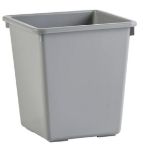 Afbeeldingen van Vepa Bins papierbak kunststof grijs vierkant taps 36cm hoog, 8713631045433 