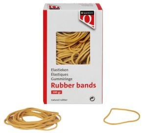 Afbeeldingen van Elastiek Quantore 16 60x1,5x1mm 100gram