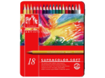 Afbeeldingen van Caran d'ache kleurpotlood supracol, verpakking 18 stuks, 3888318, assortiment
