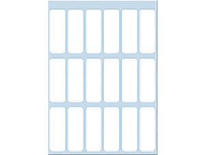 Afbeeldingen van Herma etiket, 12 x 34 mm, verpakking 126 stuks, 3650, wit