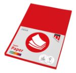 Afbeeldingen van Kopieerpapier Quantore Colour A4 80gr felrood 100 vel