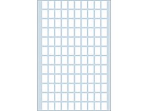 Afbeeldingen van Herma etiket, 8 x 12 mm, verpakking 3840 stuks, 2310, wit