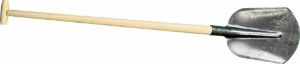 Afbeeldingen van Schep Drents 00. 1/2 gebogen t-steel 110 cm