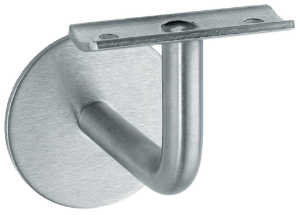 Afbeeldingen van Oxloc Leuninghouder met tapgat, m8 hol, rvs mat geborsteld