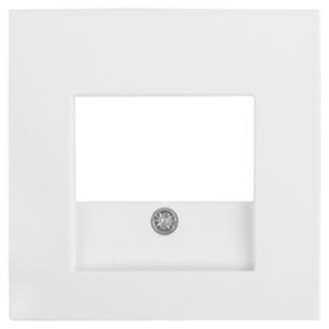 Afbeeldingen van Berker S1 afdekplaat TAE/USB - polarwit