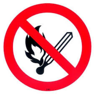 Afbeeldingen van Pickup rond 15cm        verbod vuur