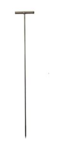 Afbeeldingen van Prikstok/leidingzoeker rvs t-greep 150cm