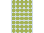 Afbeeldingen van Herma etiket rond, 19 mm, verpakking 1280 stuks, 2255, groen