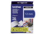 Afbeeldingen van Brother labeltape, 12 mm x 8 meter, tze-535, hard blauw/wit