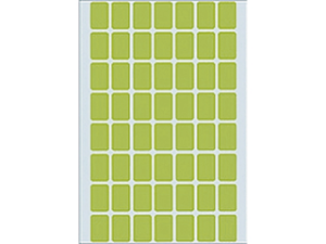 Afbeeldingen van Herma etiket, 12 x 18 mm, verpakking 1792 stuks, 2345, groen