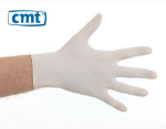 Afbeeldingen van Cmt handschoen latex wegwerp wit xl