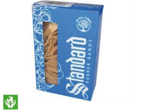 Afbeeldingen van Elastiek Standard Rubber Bands 14 50x1.5mm 50gr 260 stuks bruin