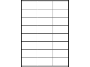 Afbeeldingen van Zweckform etiket, 70 x 36 mm, verpakking 600 stuks, 3490, wit