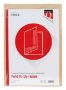 Afbeeldingen van Vouwmap Quantore A4 ongelijke zijde 250gr beige