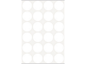 Afbeeldingen van Herma etiket rond, 25 mm, verpakking 768 stuks, 2260, wit