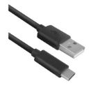 Afbeeldingen van ACT oplaadkabel zwart USB-A -> USB-C 1 meter