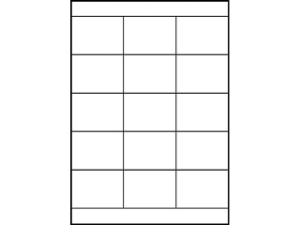 Afbeeldingen van Zweckform etiket, 70 x 50.8 mm, verpakking 1500 stuks, 3669, wit