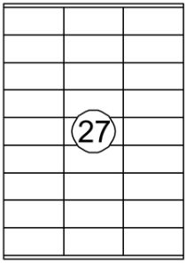 Afbeeldingen van Etiket Quantore 70x32mm 2700stuks