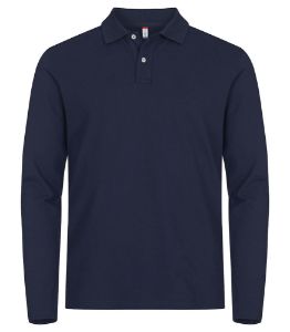 Afbeeldingen van Clique Pique polo lange mouw marine