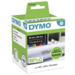 Afbeeldingen van Etiket Dymo LabelWriter adressering 36x89mm 2 rollen á 260 stuks wit S0722400