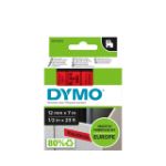 Afbeeldingen van Labeltape Dymo LabelManager D1 polyester 12mm zwart op rood S0720570
