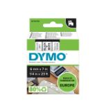 Afbeeldingen van Labeltape Dymo LabelManager D1 polyester 6mm zwart op wit S0720780