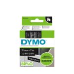 Afbeeldingen van Labeltape Dymo LabelManager D1 polyester 12mm wit op zwart S0720610