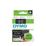 Afbeeldingen van Labeltape Dymo LabelManager D1 polyester 24mm wit op zwart S0721010
