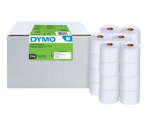 Afbeeldingen van Etiket Dymo LabelWriter adressering 36x89mm 24 rollen á 260 stuks wit S0722390