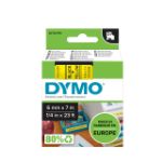 Afbeeldingen van Labeltape Dymo LabelManager D1 polyester 6mm zwart op geel S0720790