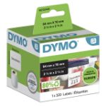 Afbeeldingen van Etiket Dymo LabelWriter multifunctioneel 54x70mm 1 rol á 320 stuks wit S0722440