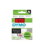 Afbeeldingen van Labeltape Dymo LabelManager D1 polyester 24mm zwart op rood S0720970