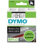 Afbeeldingen van Labeltape Dymo LabelManager D1 polyester 19mm zwart op wit S0720830