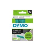 Afbeeldingen van Labeltape Dymo LabelManager D1 polyester 12mm zwart op groen S0720590