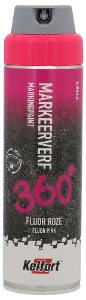 Afbeeldingen van Kelfort Markeerverf fluor 360 graden 500ml roze