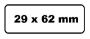 Afbeeldingen van Labeletiket Quantore DK-11209 29x62mm adres wit 800 stuks