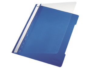 Afbeeldingen van Leitz snelhechter, a4, 41910035, pvc, blauw